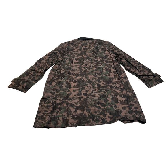 9-52 ONITSUKA TIGER X ANDREA POMPILIO Women's Coat Camo Sand-Beige/Khaki XXL - Picture 2 of 8